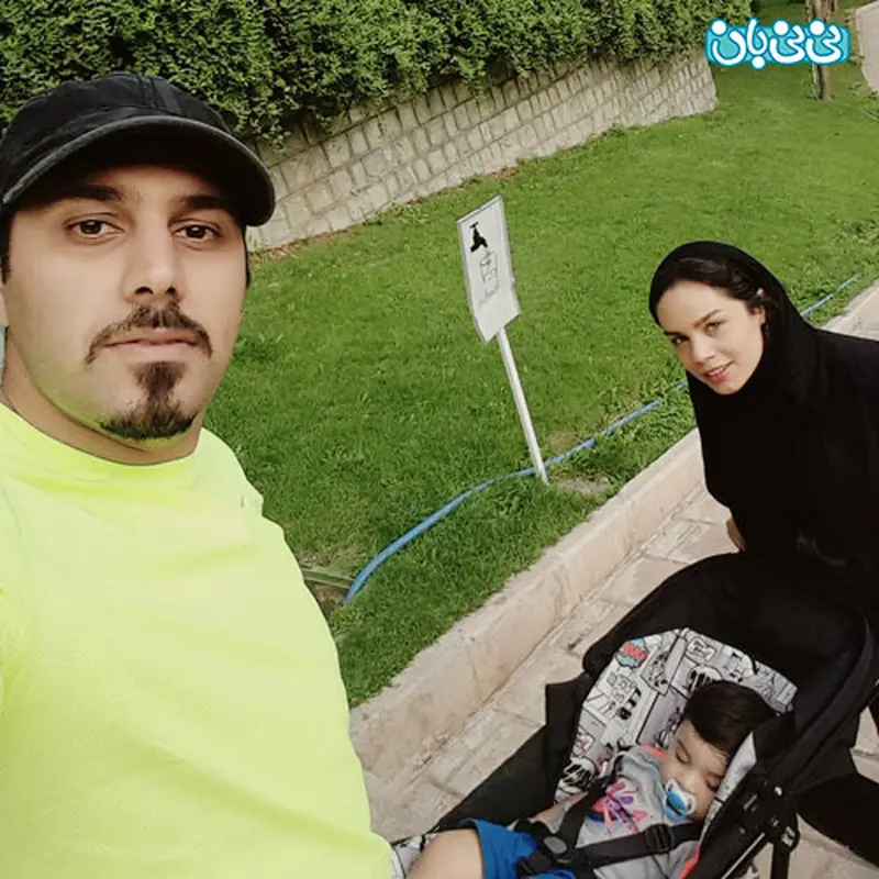 احسان خواجه امیری با خانواده، سلفی جدید