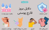 5 علامت قارچ پوستی | روش‌های درمان خانگی و دارویی