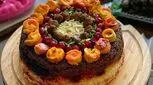 طرز تهیه آلبالو پلو قالبی خوشمزه و لذیذ!
