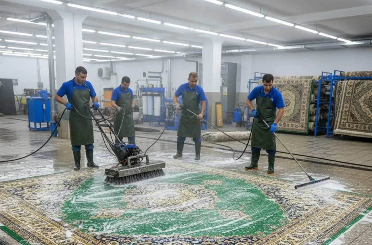 شستن فرش دستباف در خانه بهتر است یا قالیشویی؟