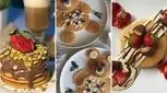 پنکیک‌های رنگارنگ و جذاب برای صبحانه‌ای دلچسب
