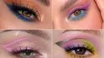 10 مدل آرایش چشم حرفه ای با خط چشم رنگی