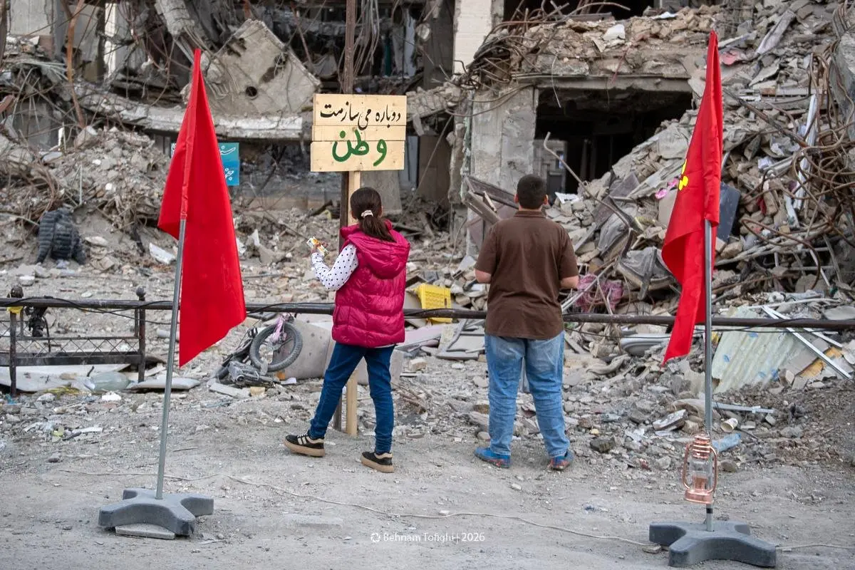 تصویری از آیندگان ایران در معنادارترین میزانسن ممکن