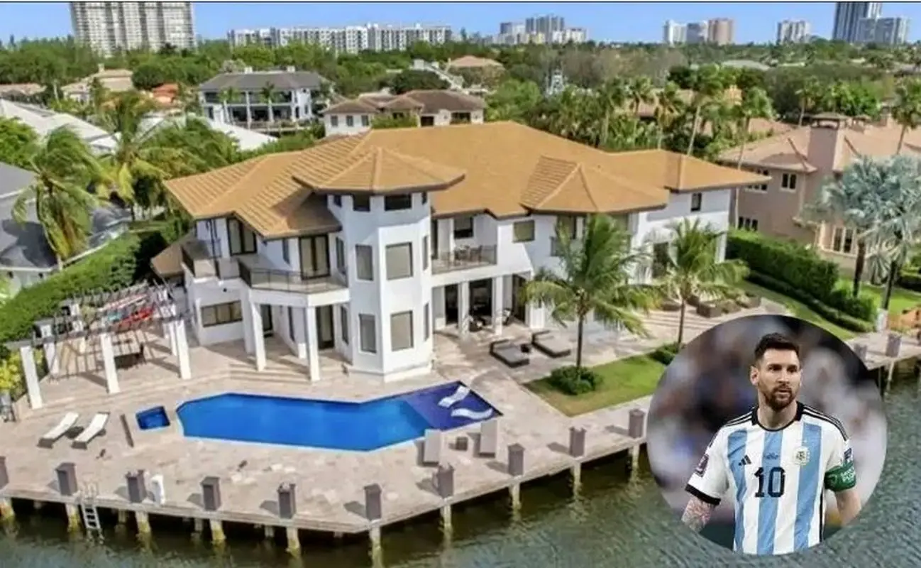 عمارت باشکوه لیونل مسی در میامی / ببینید کُپ می کنید ! 