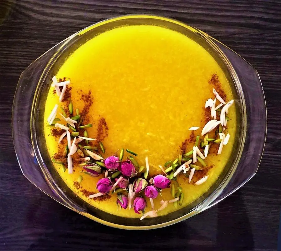 طرز تهیه شله زرد ساده و خوش‌ عطر در خانه | دسر مخصوص ماه رمضان

