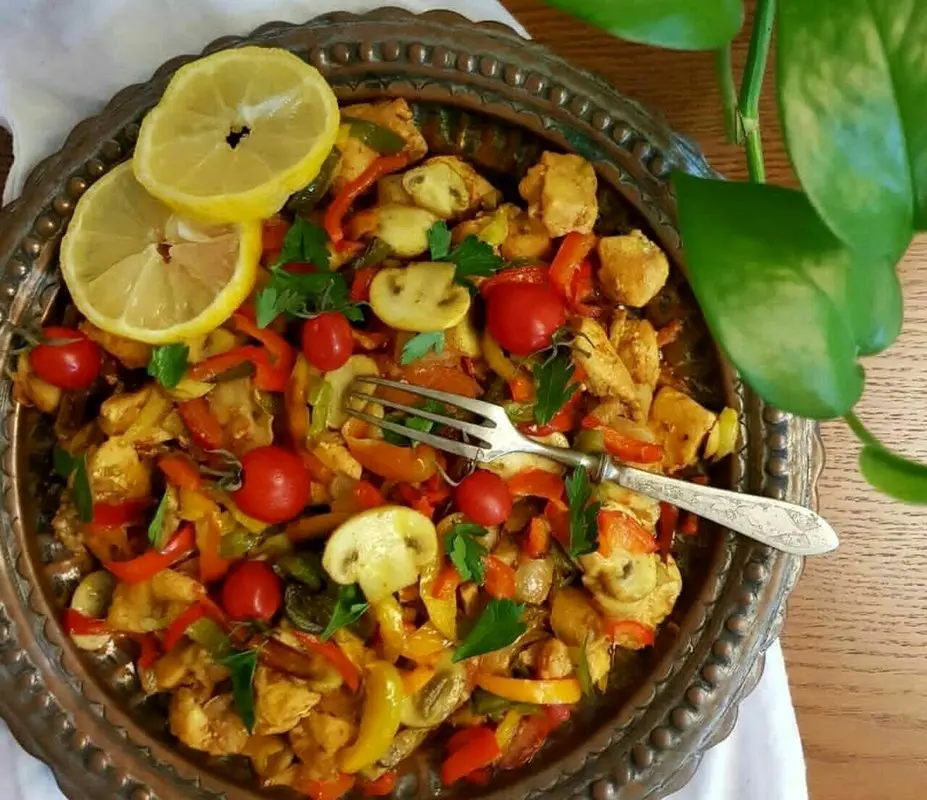 طرز تهیه خوراک سبزیجات خوشمزه و راحت! مخصوص خانم هایی که رژیم دارند