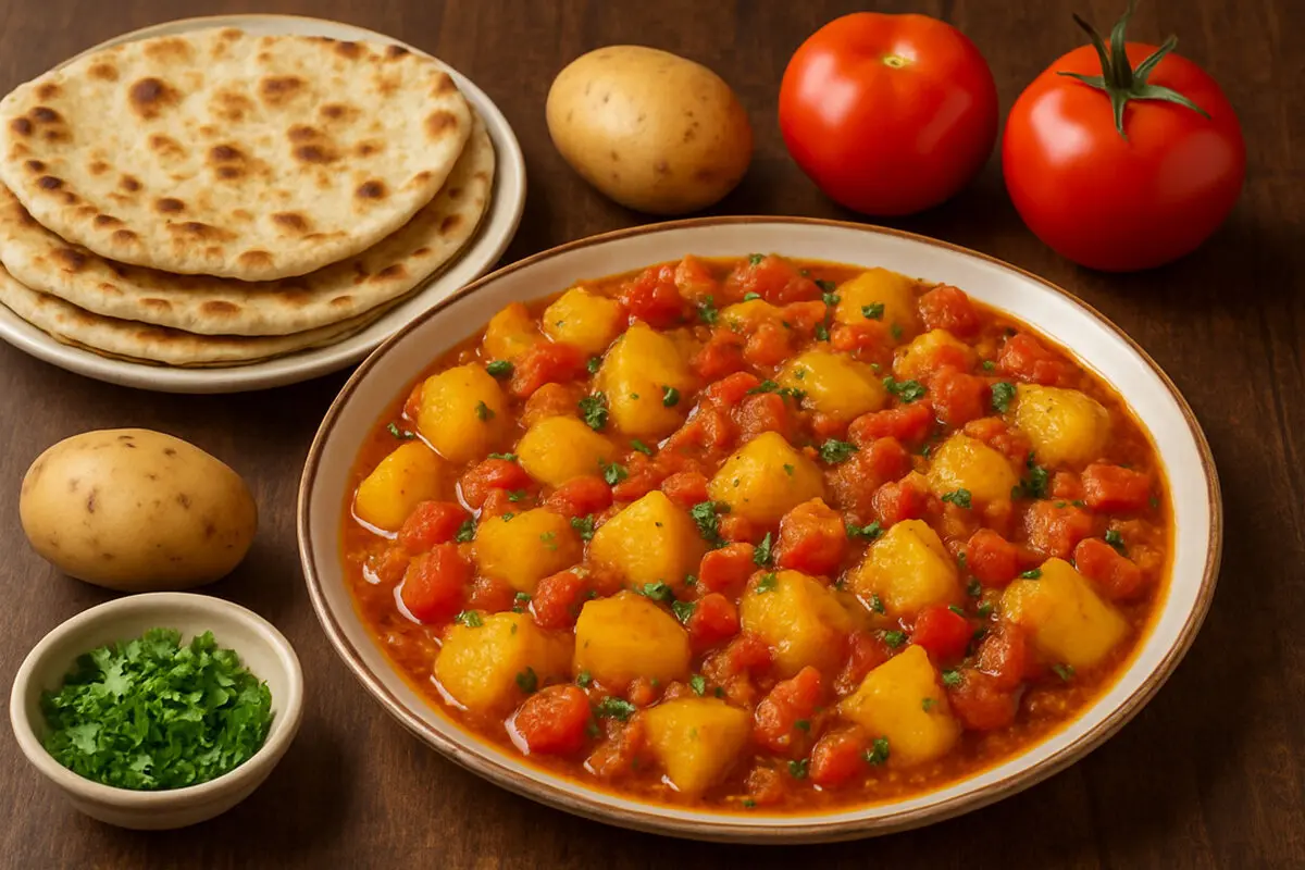 طرز تهیه غذاهای نونی با سیب زمینی و گوجه |  دستور پخت 6 غذای نونی
