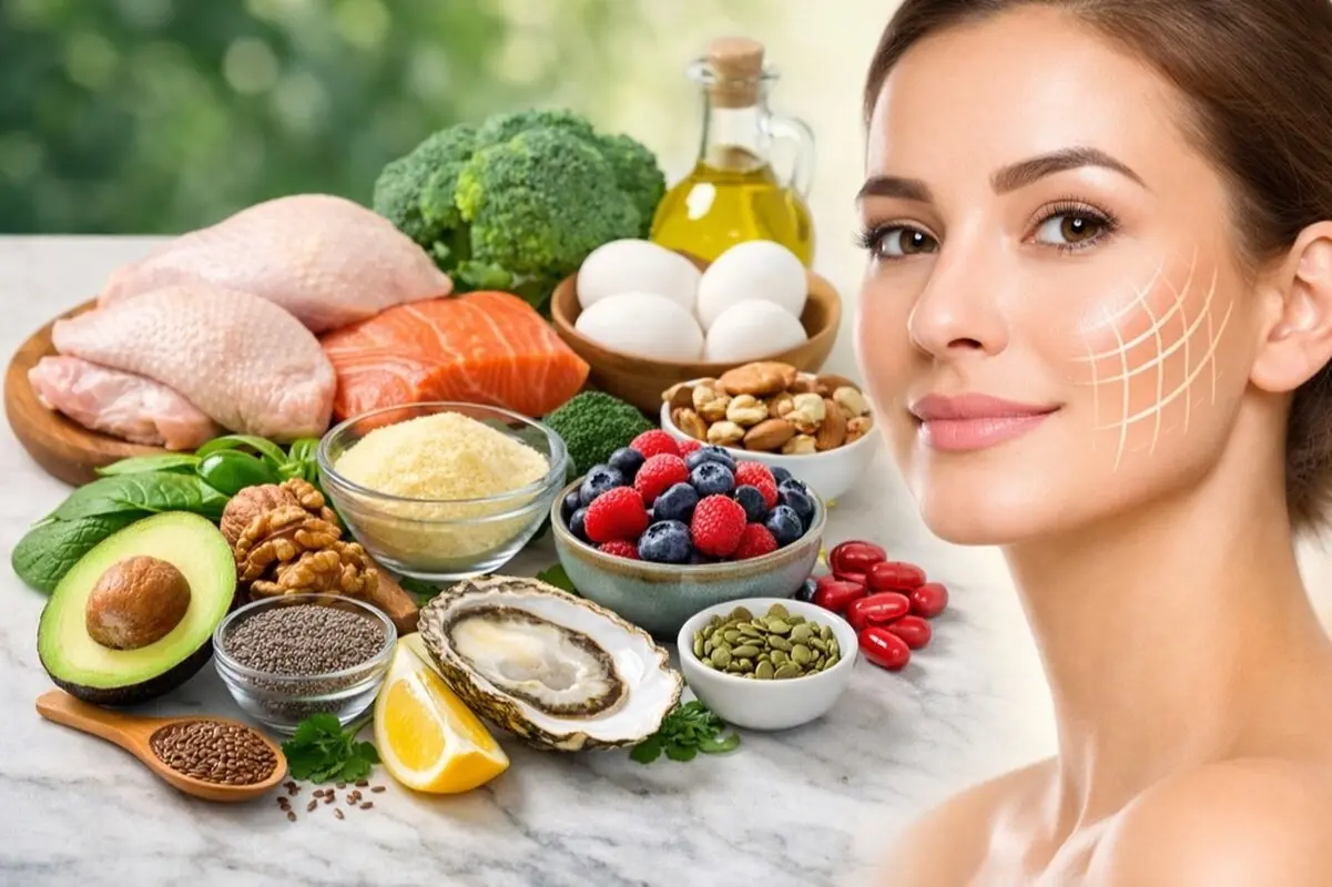 مواد غذایی کلاژن ساز برای پوست: راهی طبیعی برای جوانی و درخشندگی پوست

