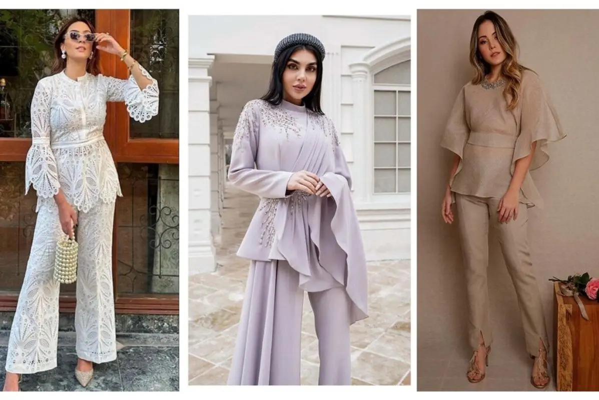 با این 6 مدل شومیز و شلوار شیک در مجالس بدرخشید 