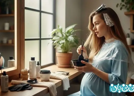 رنگ مو در بارداری | خطرات، زمان مناسب و جایگزین‌ها