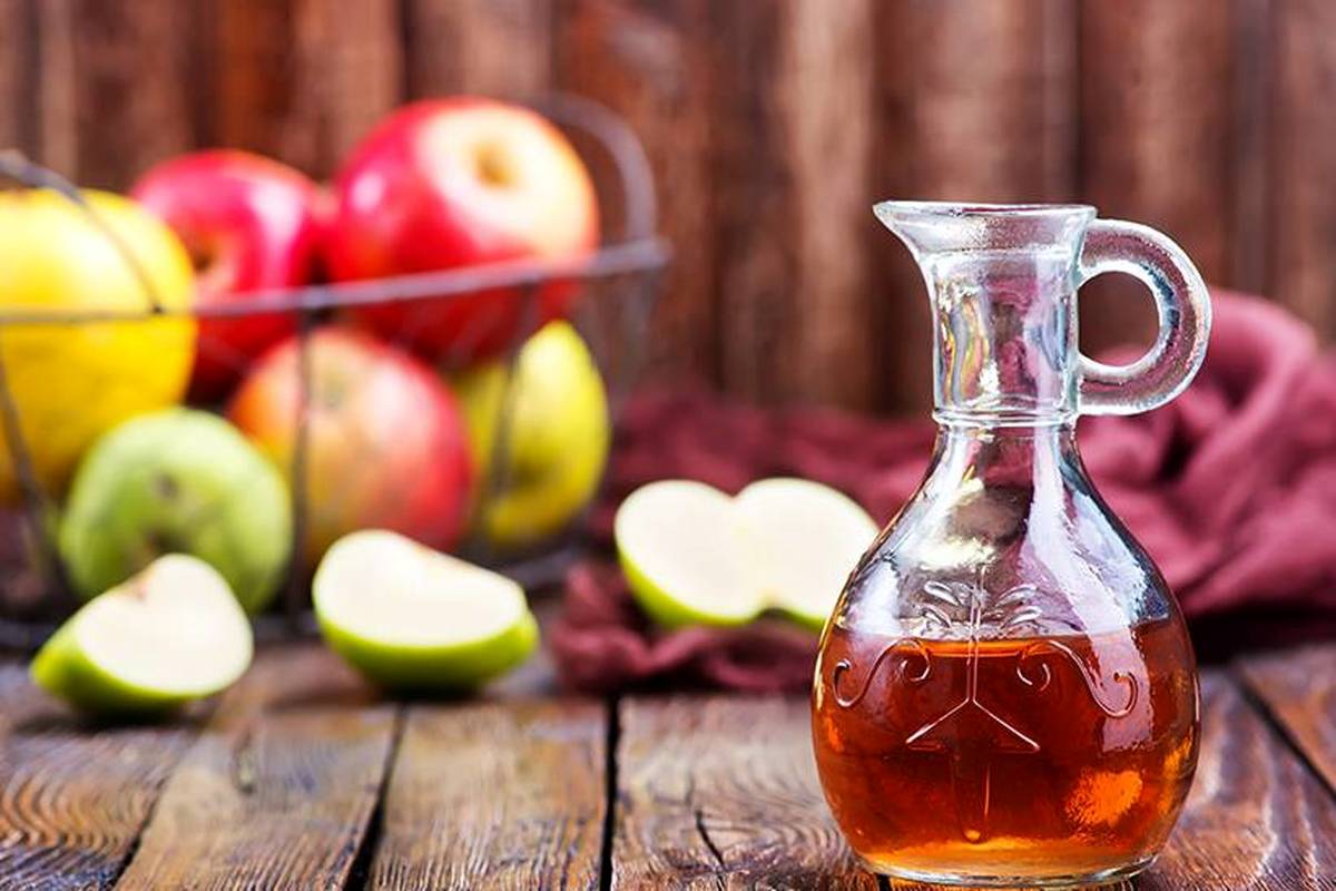 قبل از خواب سرکه سیب بنوشید