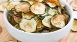 چیپس کدو سبز خانگی؛ جایگزینی خوشمزه برای چیپس‌های و چرب!