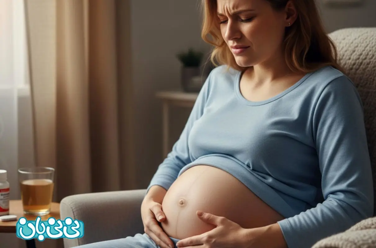 نفخ در بارداری _ 4 علت و علائم + روش‌ های کاهش و درمان نفخ
