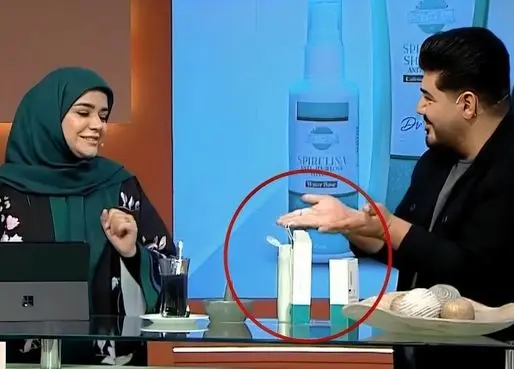 حرکت عجیب مجری تلویزیون روی آنتن زنده صداوسیما!