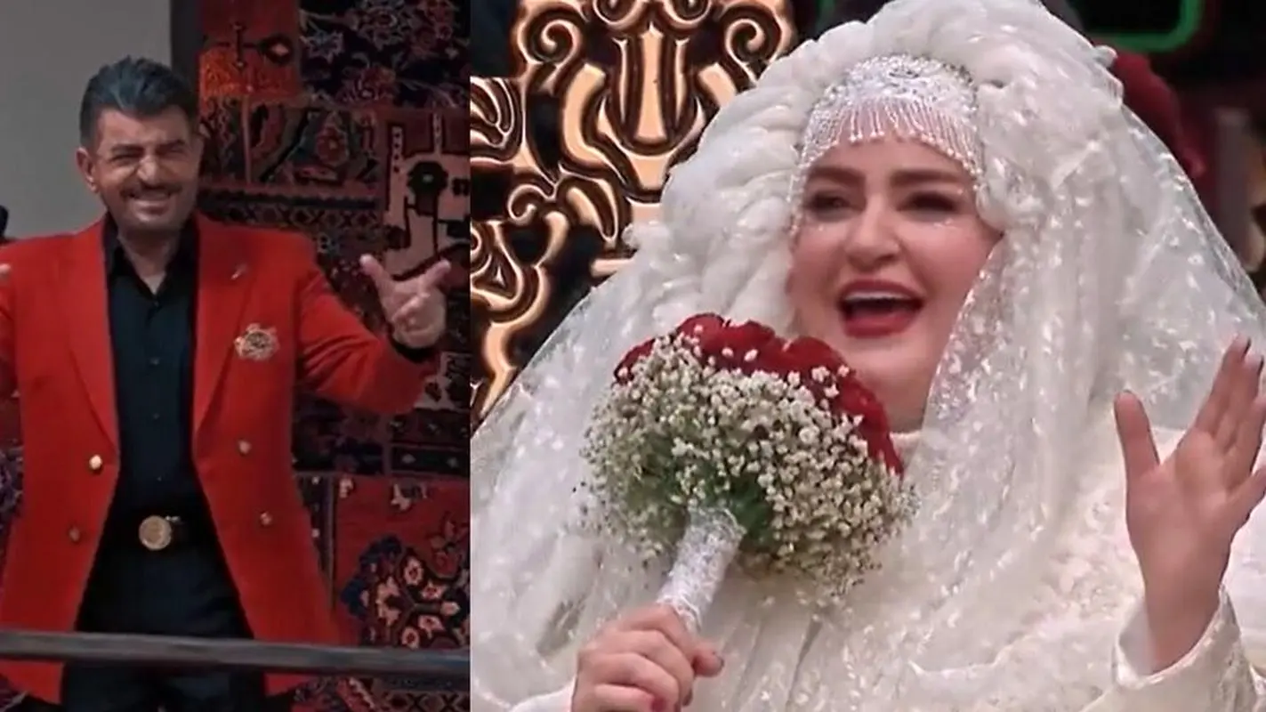 سنگ تمام محمود شهریاری در مراسم نعیمه نظام‌دوست