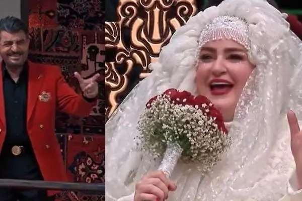 سنگ تمام محمود شهریاری در مراسم نعیمه نظام‌دوست