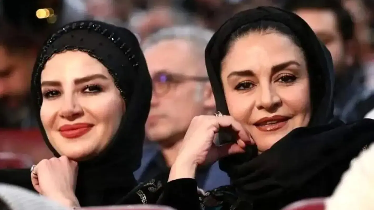 خواهرانه های مریلا زارعی و خانم مجری / دو سلبریتی ایرانی در یک قاب !
