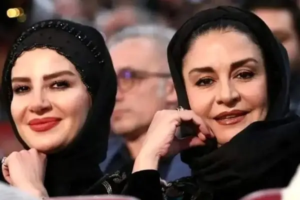 خواهرانه های مریلا زارعی و خانم مجری / دو سلبریتی ایرانی در یک قاب !