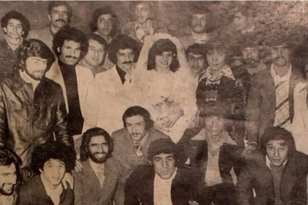 عروسی منصور پورحیدری با فریده شجاعی در دهه 50 (عکس)