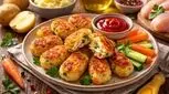طرز تهیه غذای انگشتی سیب‌زمینی و مرغ برای کودک (بدون قاشق، مخصوص ۶ تا ۲۴ ماه)
