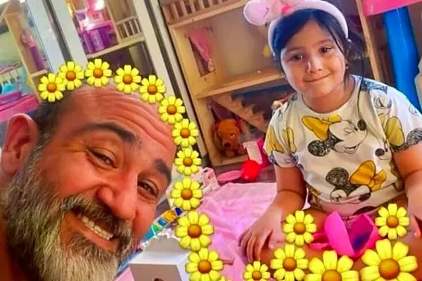 عکس خاص و جالب مهران غفوریان با دختر دوست‌داشتنی‌اش هانا 