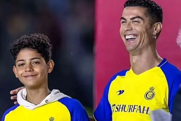 هدیه لاکچری رونالدو به پسرش چشم ها را گرد کرد! (عکس)
