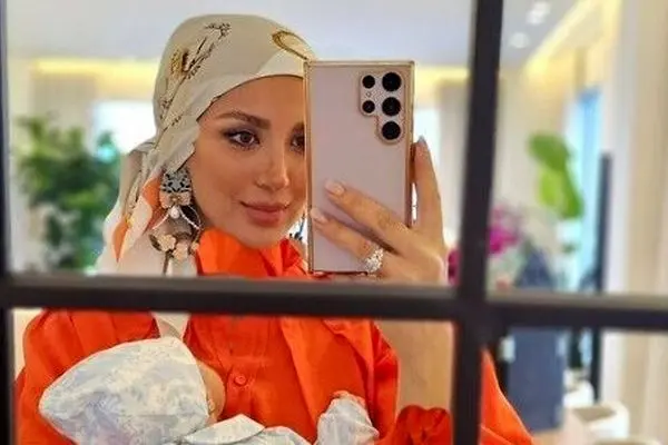 گهواره شیک و کیوت نوزاد مینا مختاری و بهرام رادان که دل‌ها رو می‌بره! 