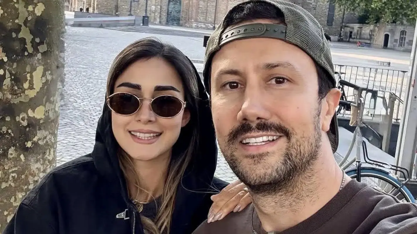 عاشقانه های شاهرخ استخری و همسرش سپیده بزمی پور + عکس زوج زیبا