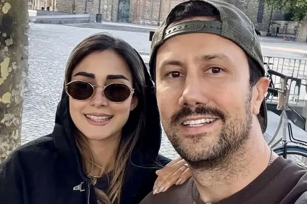 عاشقانه های شاهرخ استخری و همسرش سپیده بزمی پور + عکس زوج زیبا