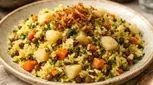 طرز تهیه شلغم پلو با سبزیجات و عدس؛ انتخابی سالم برای ناهار و شام
