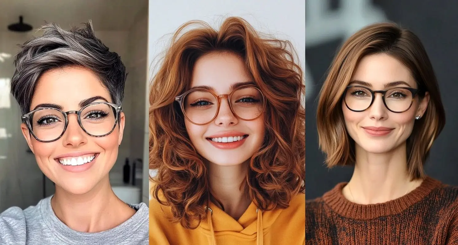 دخترهای عینکی بخوانند / کدام مدل مو به شما می آید؟ (تصاویر)