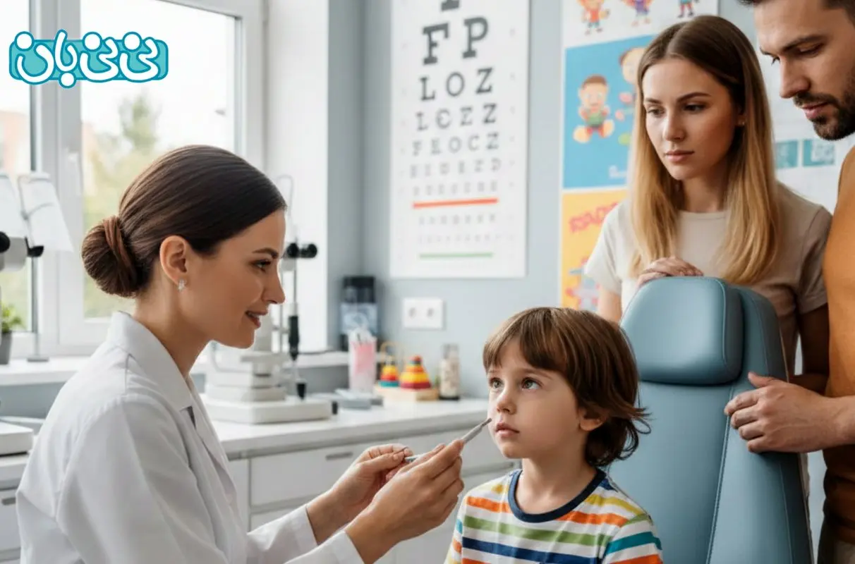 تشخیص انحراف چشم در کودکان