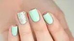 یک رنگ جذاب برای ناخن های شما؛ سبز نعنایی (عکس)