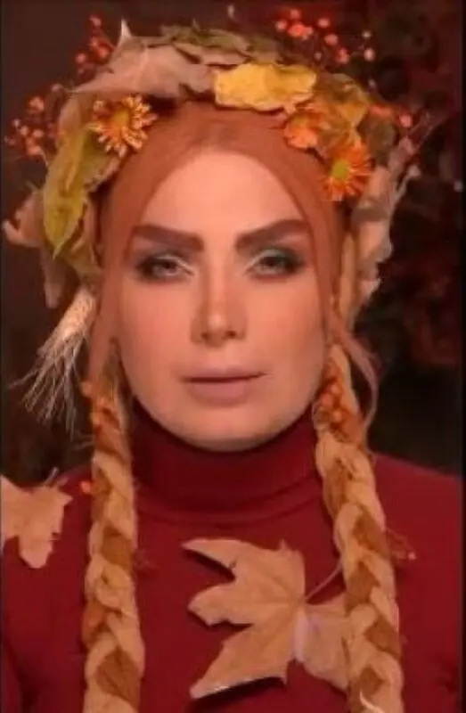 گریم فوق‌العاده صبا راد با تم پائیز