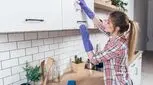ترفند عالی تمیز کردن کابینت ها با جوش شیرین!