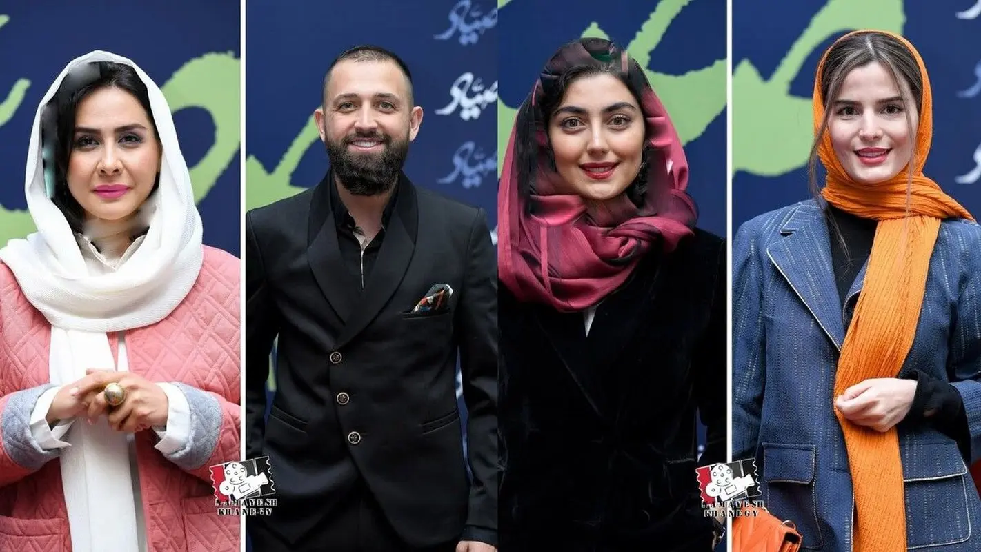 تیپهای خاص بازیگران در اکران فیلم «صیاد»؛ از غزاله اکرمی تا سوگل طهماسبی