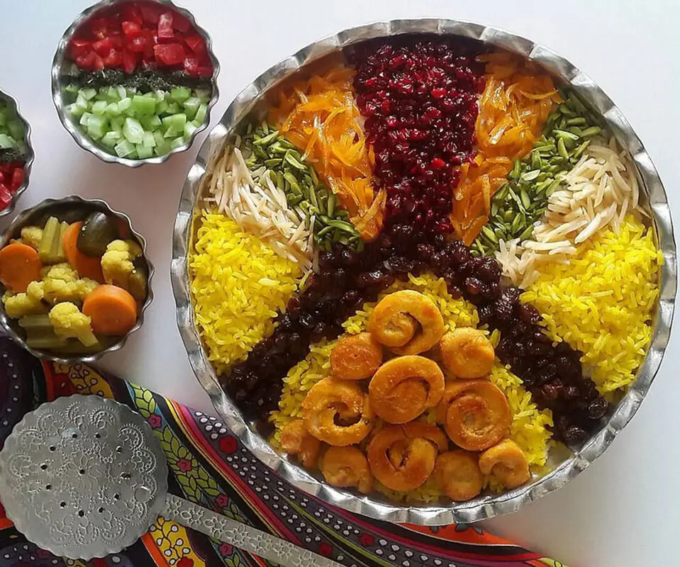 طرز تهیه مرصع پلو مجلسی؛ آموزش مرحله‌به‌مرحله با نکات طلایی