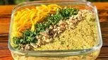 «بیورینگ بادمجان»، یک غذای ساده و فوری برای شب های عید