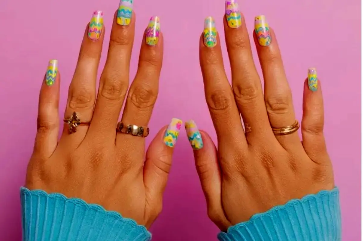 دیزاین های رنگی و فانتزی ناخن ، اوج هنر و زیبایی برای شما! (تصاویر)