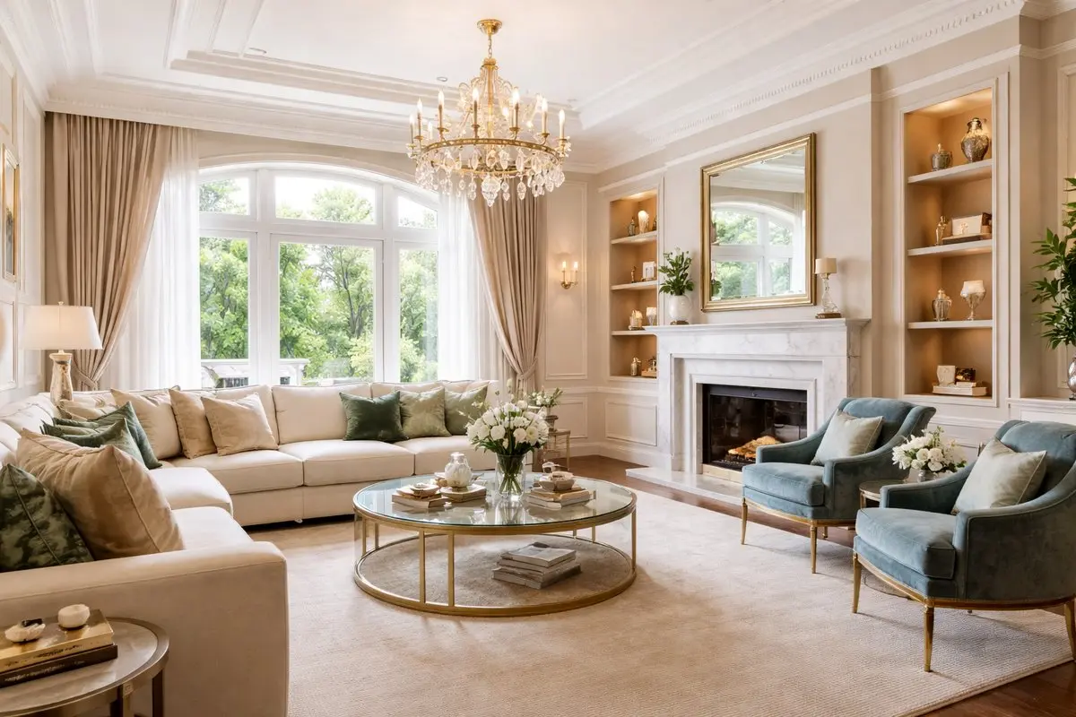 ترکیب رنگ خانه‌ های لوکس؛ راهنمای انتخاب رنگ‌های شیک و ماندگار در دکوراسیون داخلی