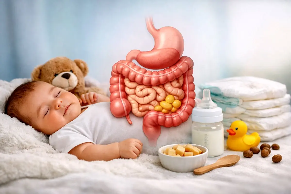 مدفوع نکردن نوزاد تا چند روز طبیعی است؟ | بررسی کامل یبوست نوزاد و راه‌های درمان