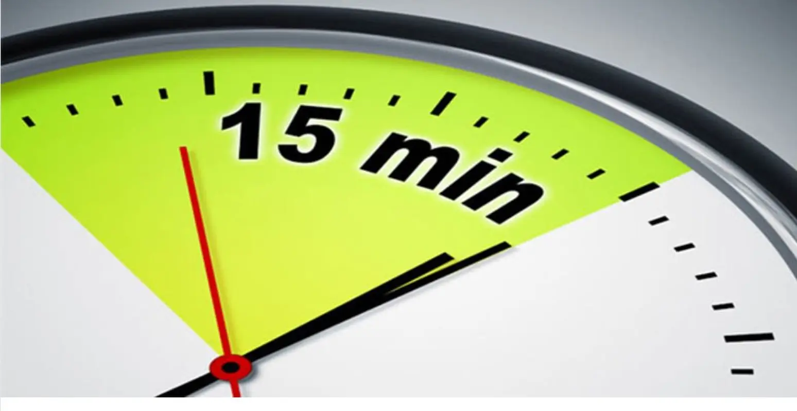 قانون 15 دقیقه را چطور در زندگی به کار ببریم تا موفق شویم؟ 