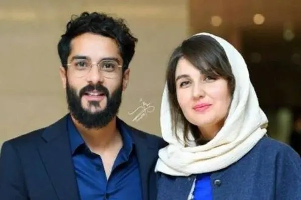 ژست خاص پدر و پسری آقای بازیگر؛ شباهت عجیب پسر به مادرش